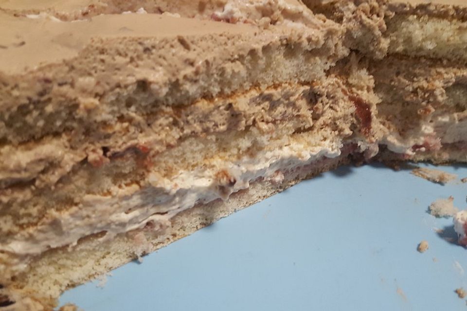 Schoko-Zimtstern-Torte