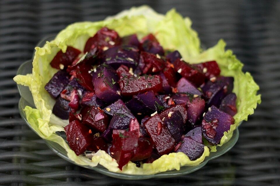 Kartoffelsalat mit Roter Bete