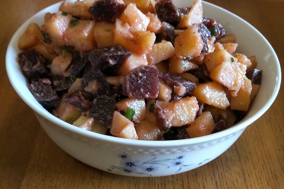 Kartoffelsalat mit Roter Bete