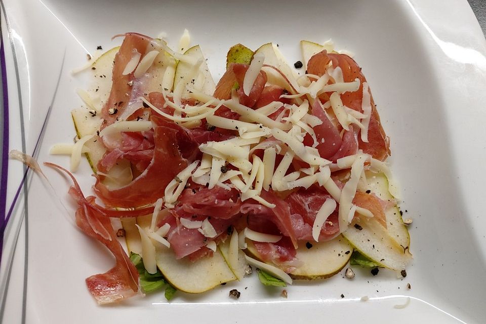 Birnencarpaccio