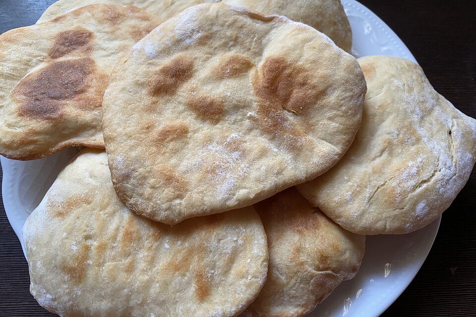 Indisches Naan Brot