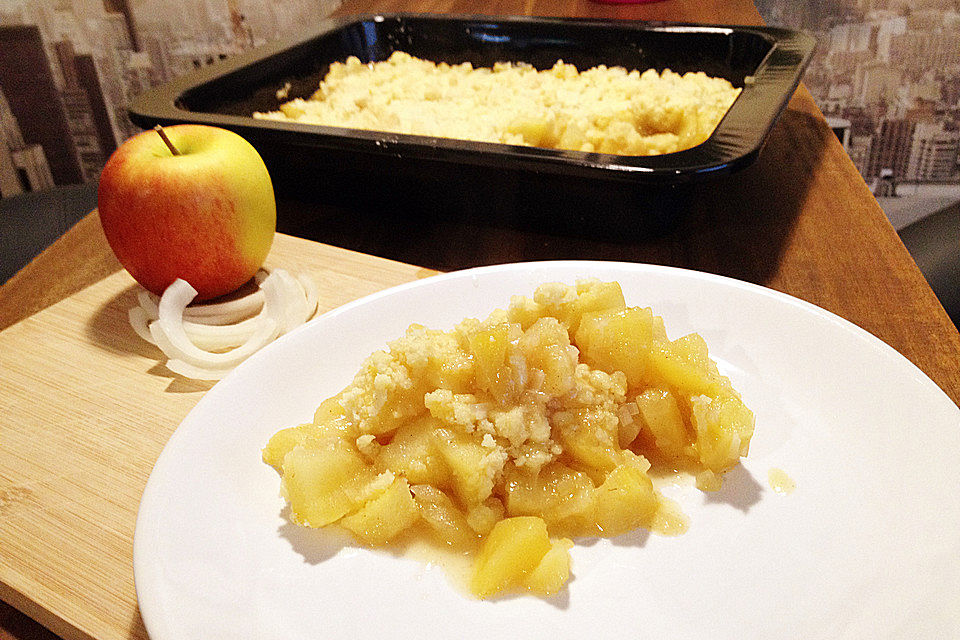 Gerrits Apfel-Zwiebel-Crumble