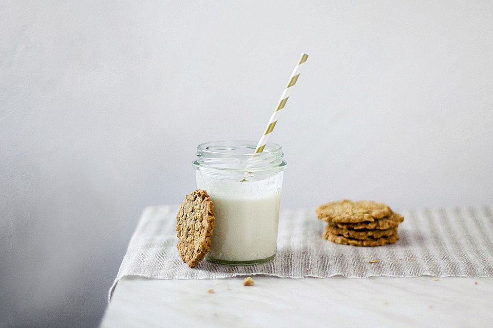 Dünne Hafeflocken-Ingwer-Cookies