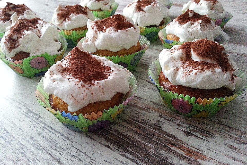 Tiramisu-Cupcakes low carb