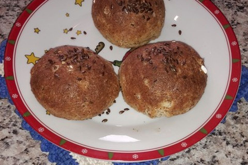 Low carb Frischkäse Brötchen