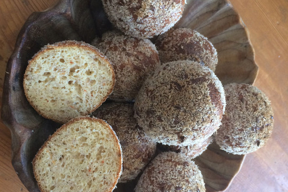 Low carb Frischkäse Brötchen