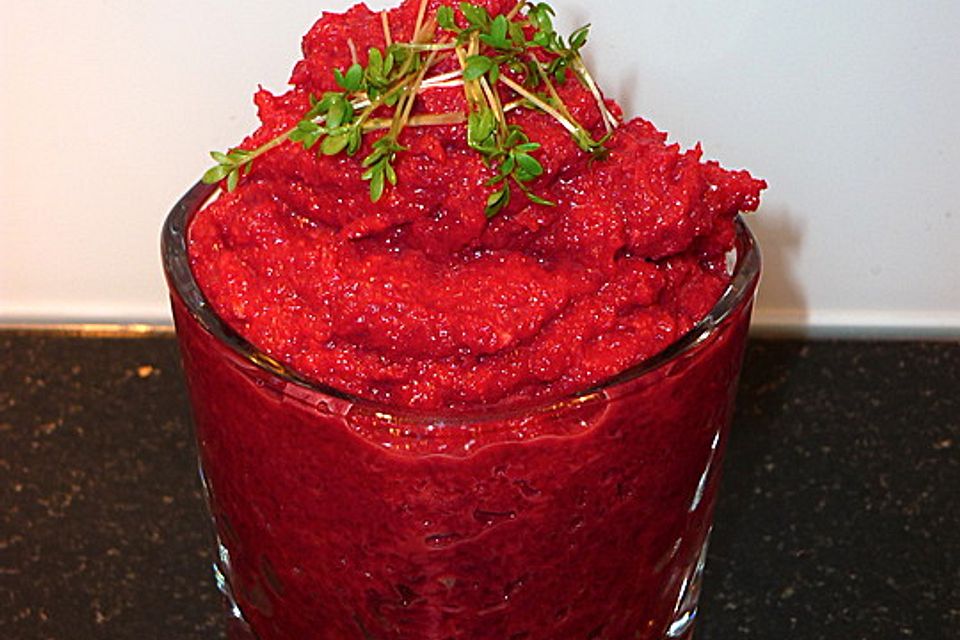 Rote-Bete-Meerrettich-Aufstrich