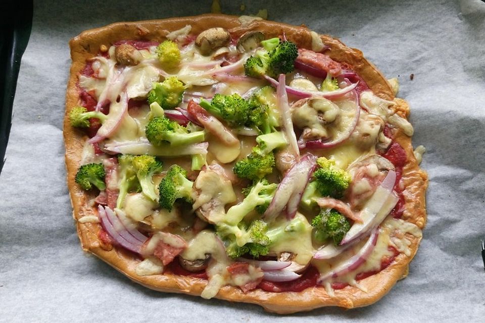 Low Carb Pizzaboden