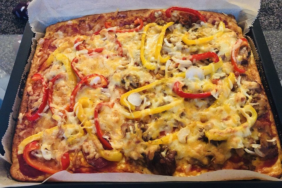 Low Carb Pizzaboden