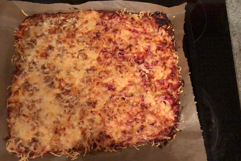 Low Carb Pizzaboden