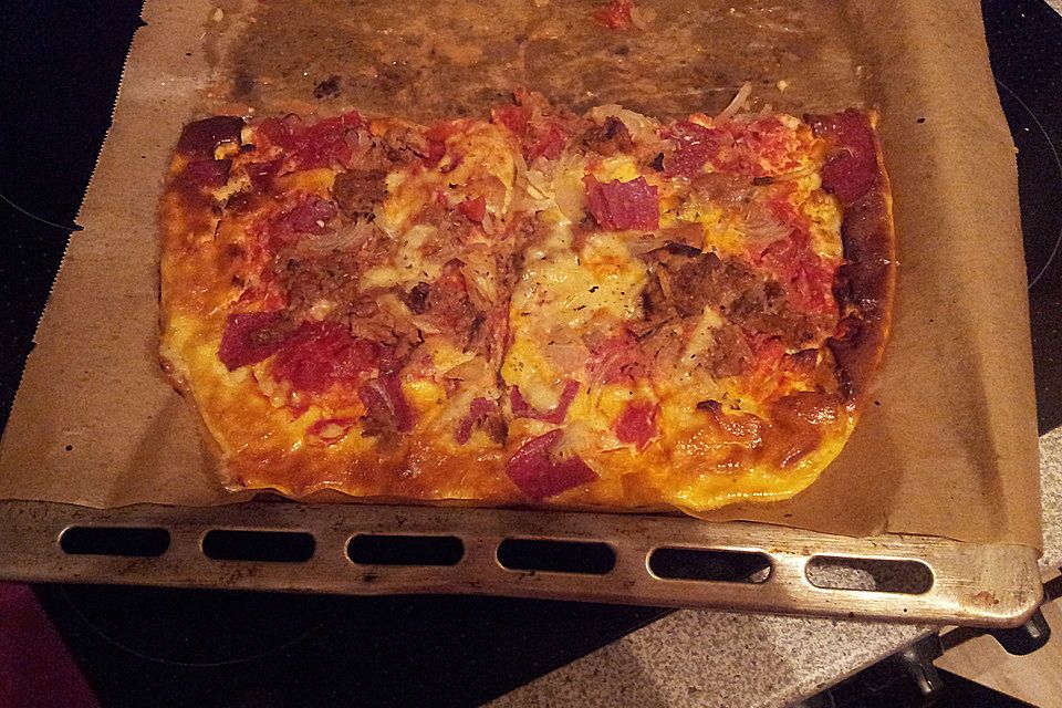 Low Carb Pizzaboden