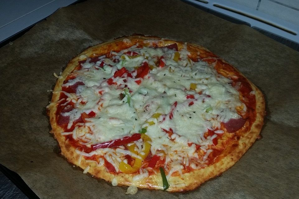 Low Carb Pizzaboden