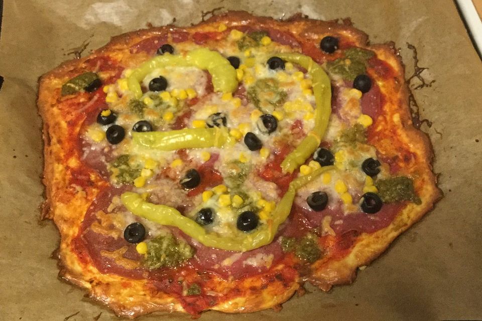 Low Carb Pizzaboden