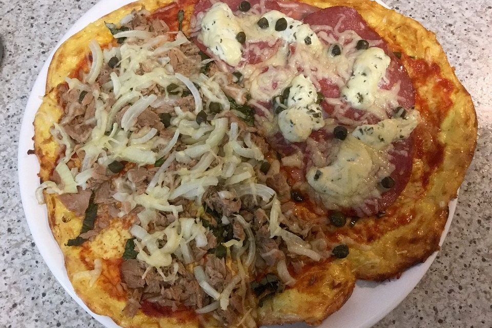 Low Carb Pizzaboden