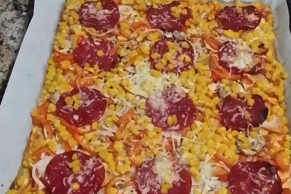 Low Carb Pizzaboden