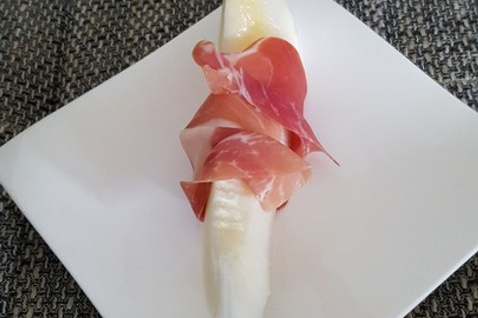 Honigmelone mit Schinken