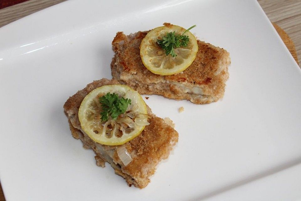 Fisch auf Zitrone gebraten