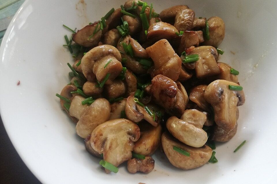 Gebratene Champignons