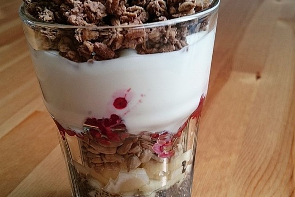 Frühstücks-Trifle mit Chia