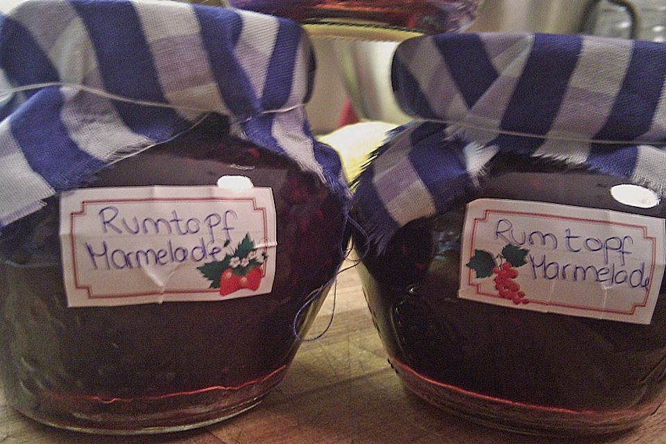 Rumtopfmarmelade