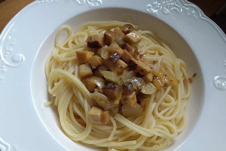 Spaghetti „Carbonara“ vegan