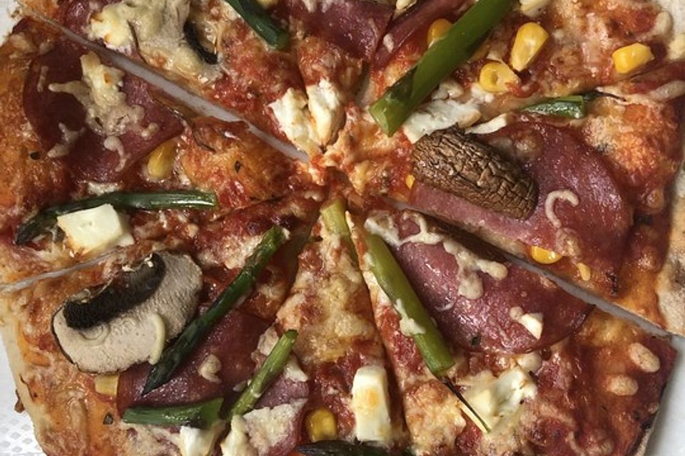 Pizzateig - schnell, einfach & lecker