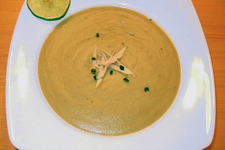 Süßkartoffel - Kokoscreme - Suppe