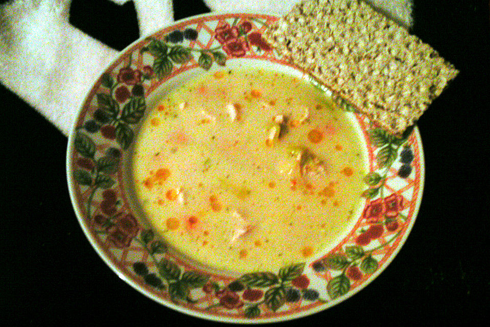 Geflügel-Kokos-Suppe