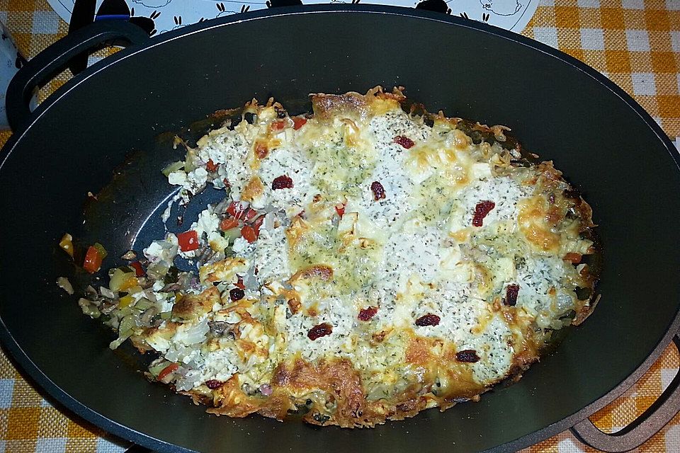 Gemüsegratin mit Joghurt