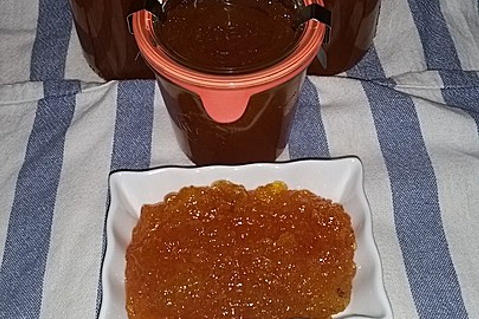 Bitterorangenmarmelade (Marmelade d'oranges amères)