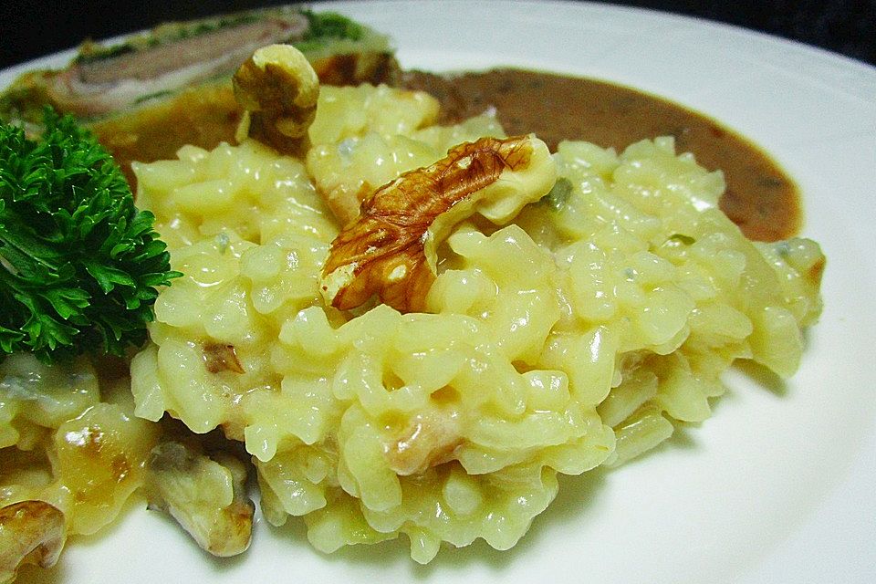 Birnen-Gorgonzola-Risotto