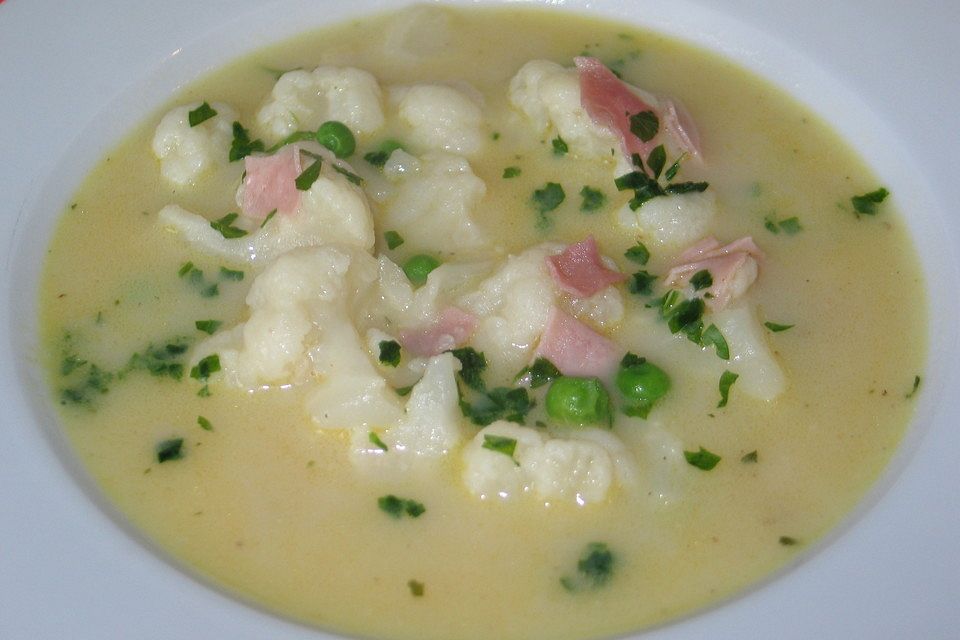 Blumenkohlsuppe