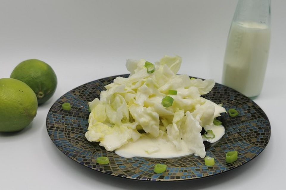 Schnelle, einfachste Limetten-Sahnesauce