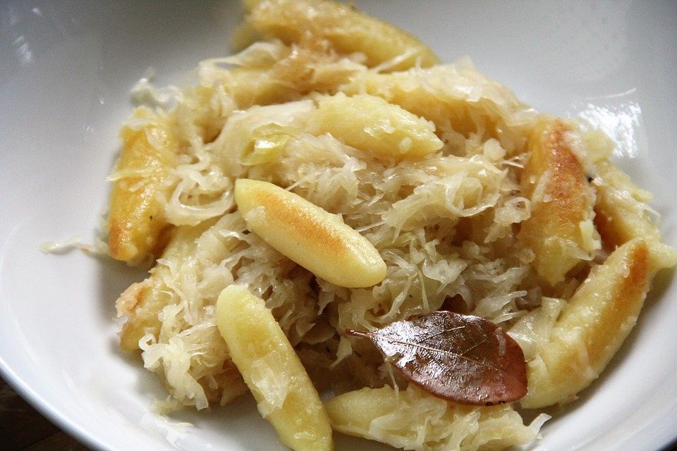 Schupfnudel Sauerkraut Pfanne