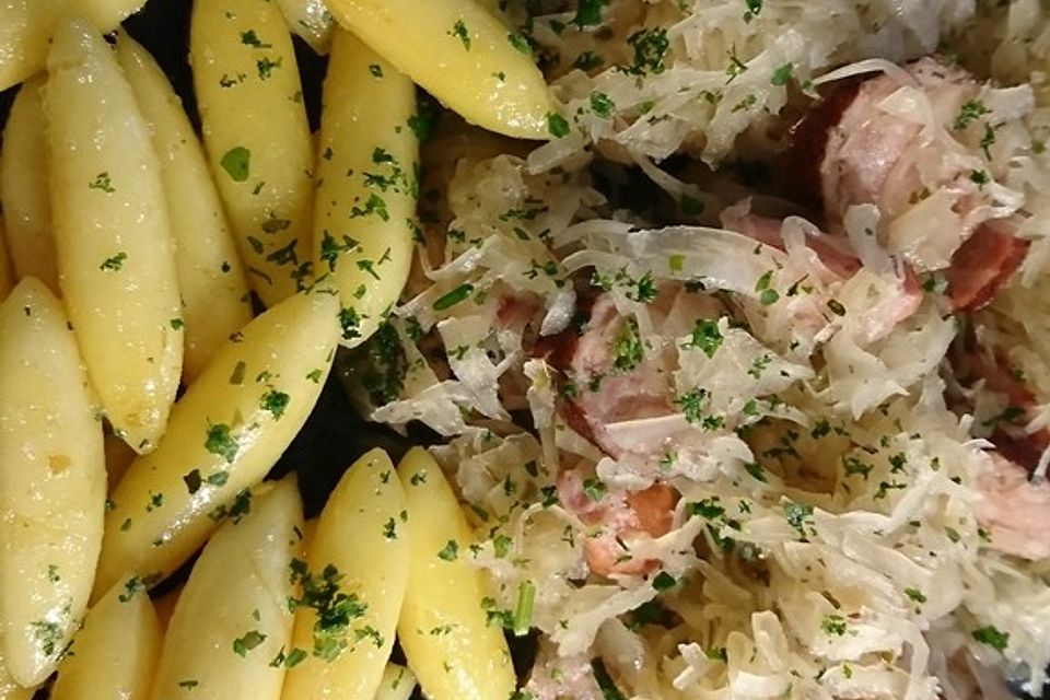 Schupfnudel Sauerkraut Pfanne