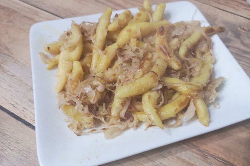 Schupfnudel Sauerkraut Pfanne