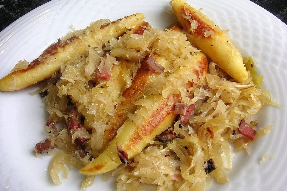 Schupfnudel Sauerkraut Pfanne