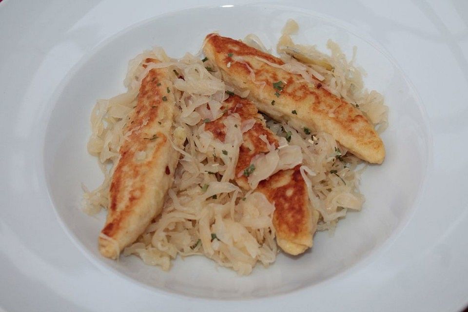 Schupfnudel Sauerkraut Pfanne