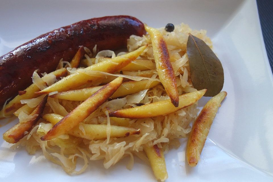 Schupfnudel Sauerkraut Pfanne