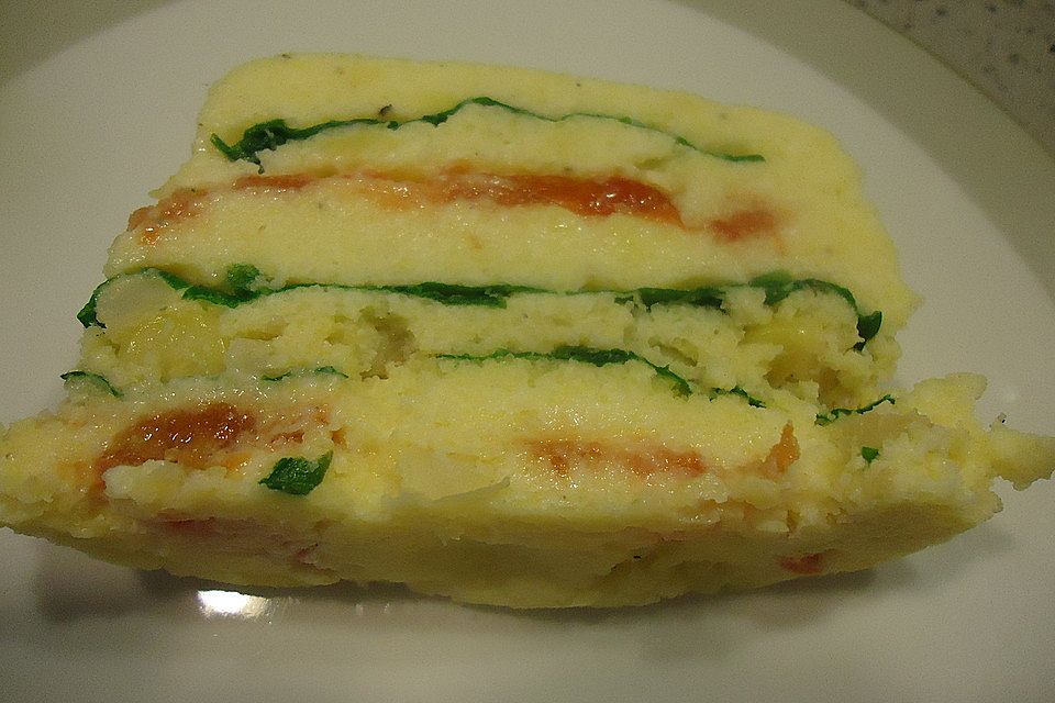 Polenta-Tomaten-Terrine