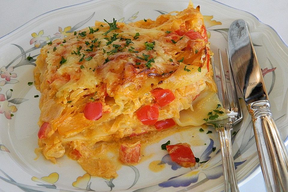 Sauerkraut-Lasagne