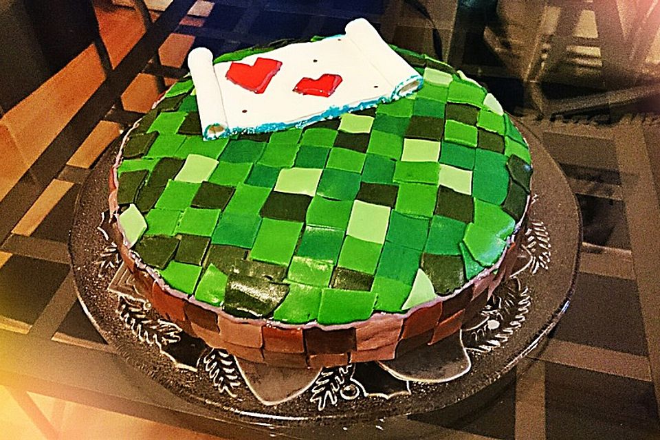 Minecraft Marzipankuchen