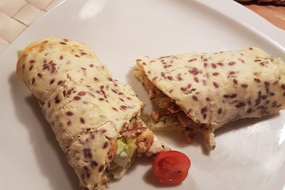 Grundrezept Low-Carb Wrap