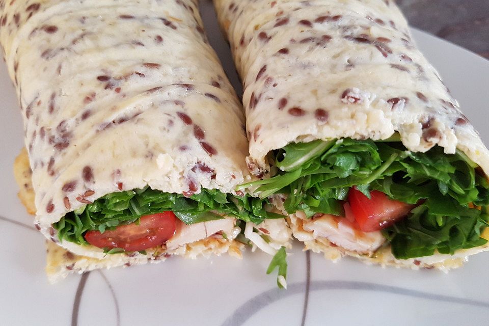 Grundrezept Low-Carb Wrap