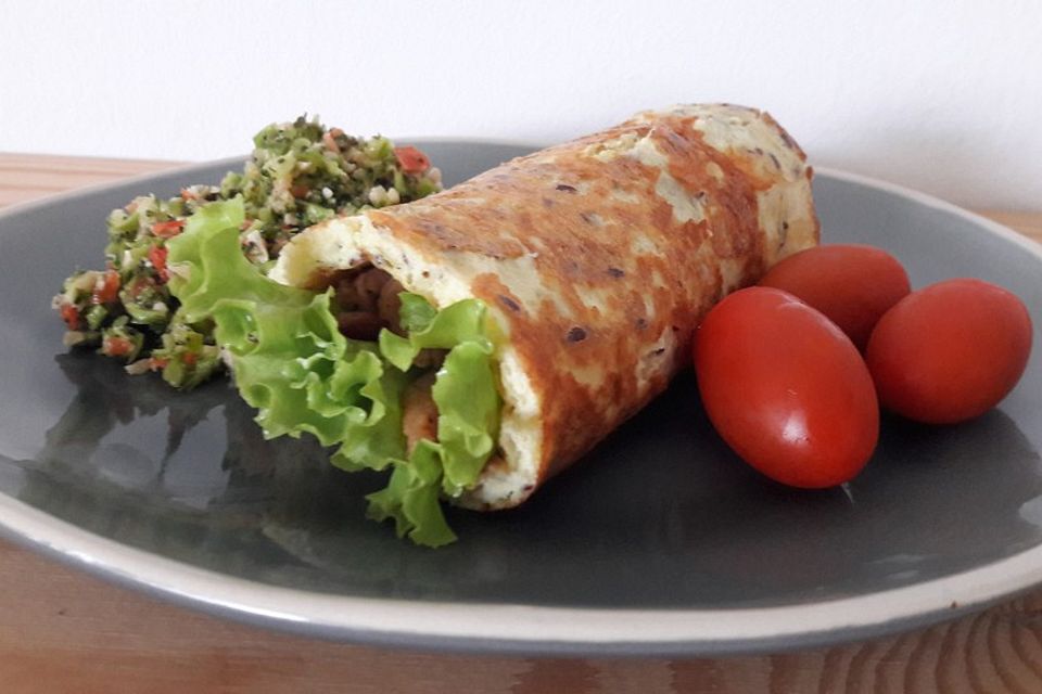 Grundrezept Low-Carb Wrap