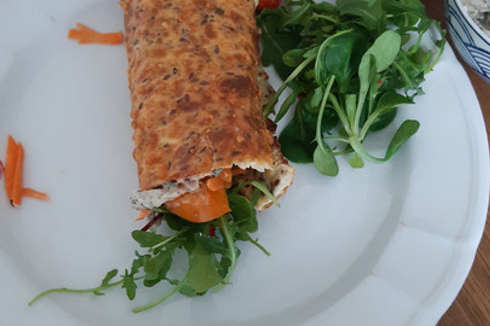 Grundrezept Low-Carb Wrap