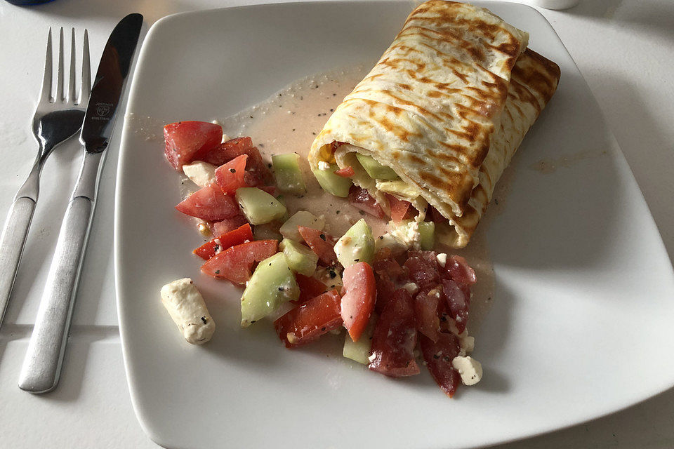 Grundrezept Low-Carb Wrap