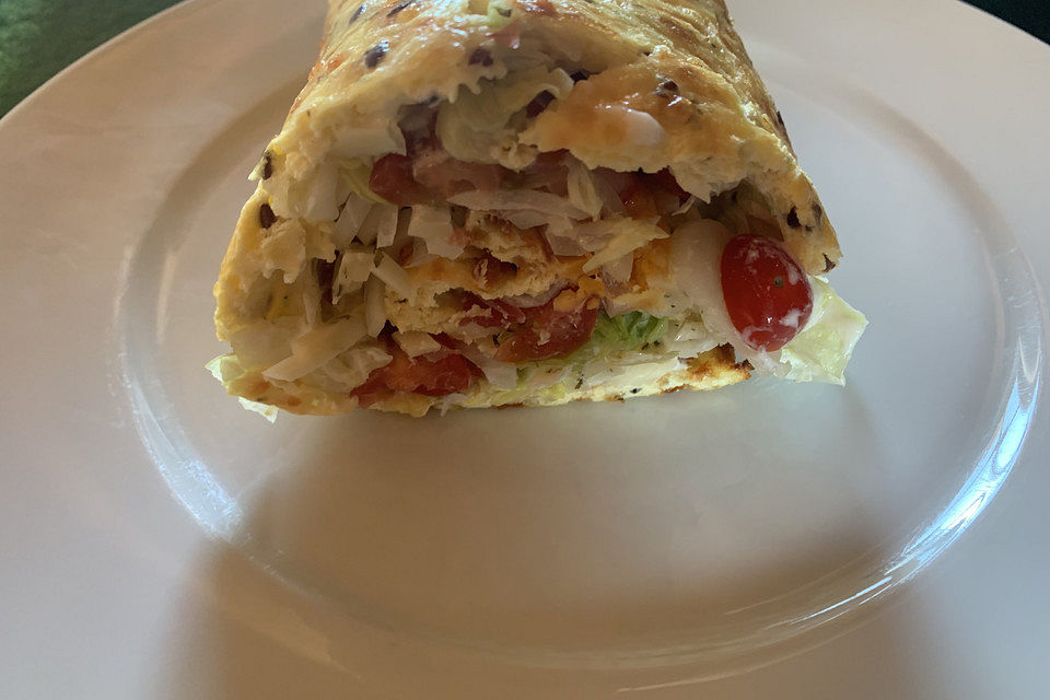 Grundrezept Low-Carb Wrap