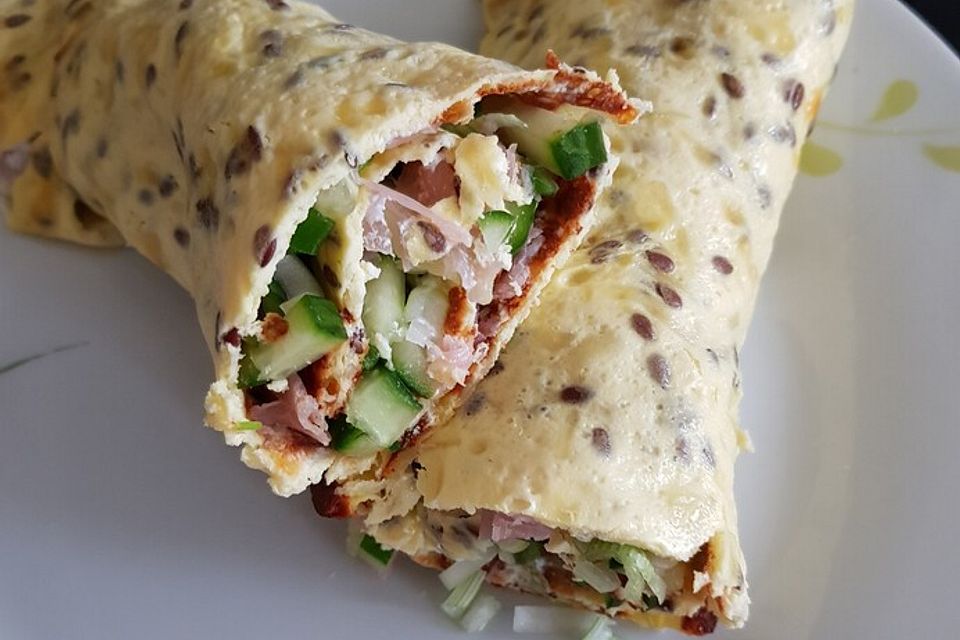 Grundrezept Low-Carb Wrap