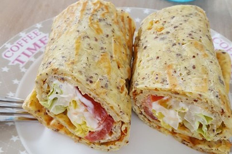 Grundrezept Low-Carb Wrap